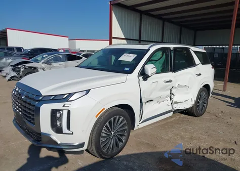 2025 Hyundai Palisade Calligraphy from USA, damaged, VIN KM8R74GE2SU935197